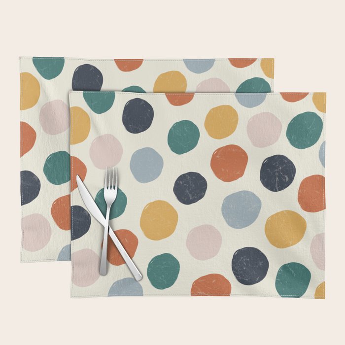 Spotty in Color Placemat Gallery Image 1