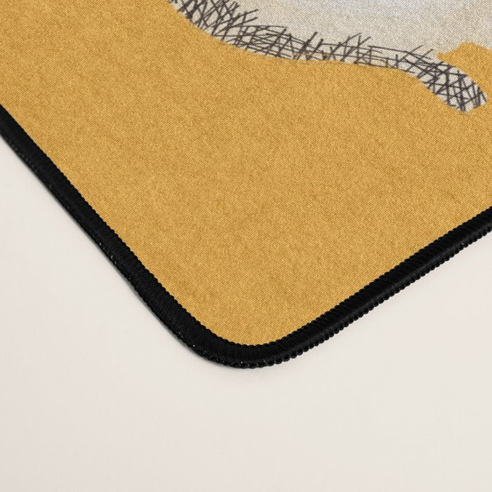 Spooky Skulls - Marigold Desk Mat Gallery Image 4