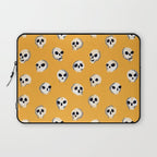 Spooky Skulls - Marigold Laptop Sleeve Gallery Image 1