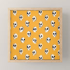 Spooky Skulls - Marigold Mini Art Print Gallery Image 1