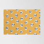 Spooky Skulls - Marigold Rug Gallery Image 2