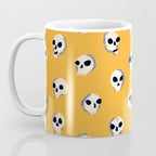 Spooky Skulls - Marigold Coffee Mug Gallery Image 3