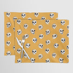 Spooky Skulls - Marigold Placemat Gallery Image 1