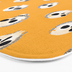 Spooky Skulls - Marigold Bath Mat Gallery Image 3