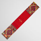 Fethiye Southwest Anatolian Kilim Print Table Runner Gallery Image 3