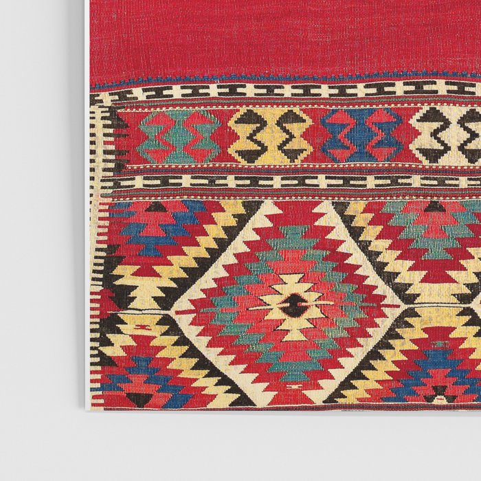 Fethiye Southwest Anatolian Kilim Print Poster Gallery Image 3
