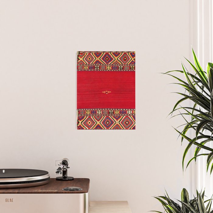 Fethiye Southwest Anatolian Kilim Print Poster Gallery Image 2