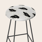 Mystic Hand with Eye - Black and Gold Ink Stool Gallery Image 2