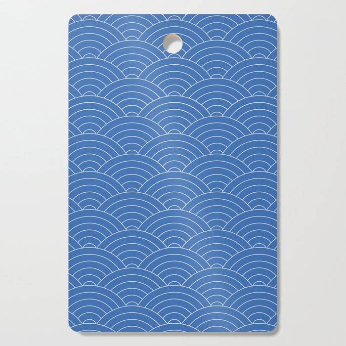 Waves (Sky Blue) Cutting Board Gallery Image 1