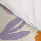 Vintage abstract flower art pattern Comforter Gallery Image 4