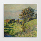 Claude Monet "Coup De Vent" Wood Wall Art Gallery Image 1