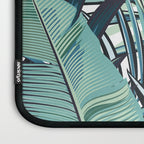 Tropical, Palm Trees, Green and Blue, Abstract Laptop Sleeve Gallery Image 3