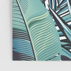 Tropical, Palm Trees, Green and Blue, Abstract Poster Gallery Image 3