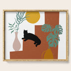 The Cat and The Sun II Serving Tray Gallery Image 1