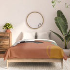 The Cat and The Sun II Comforter Gallery Image 3