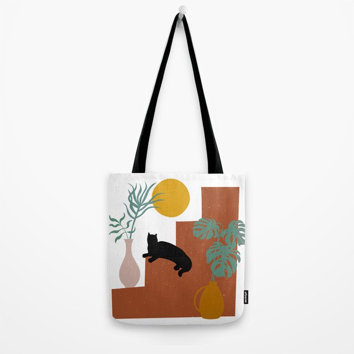 The Cat and The Sun II Tote Bag Gallery Image 2