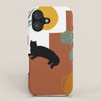 The Cat and The Sun II iPhone Case Gallery Image 1