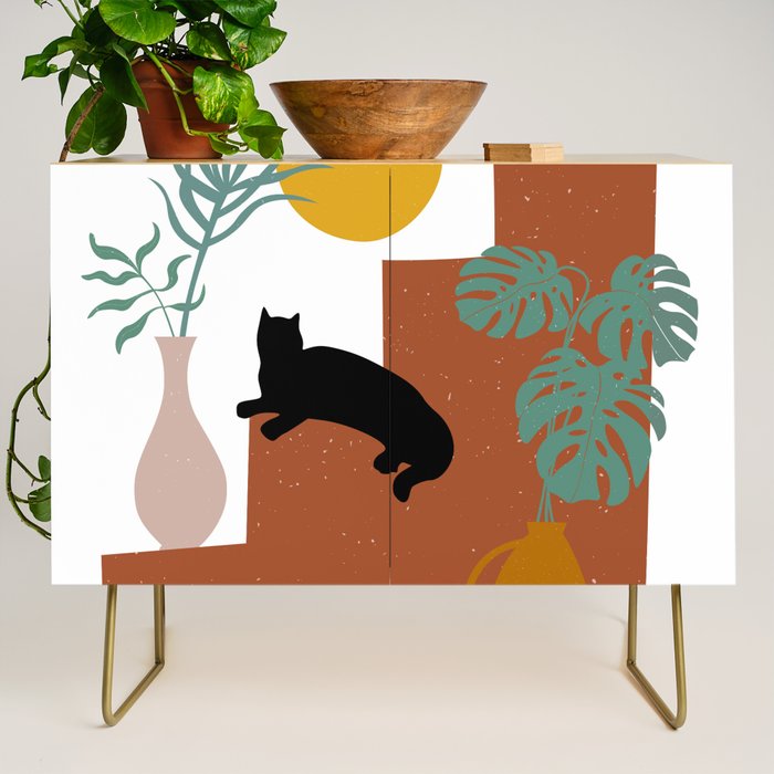 The Cat and The Sun II Credenza Gallery Image 1