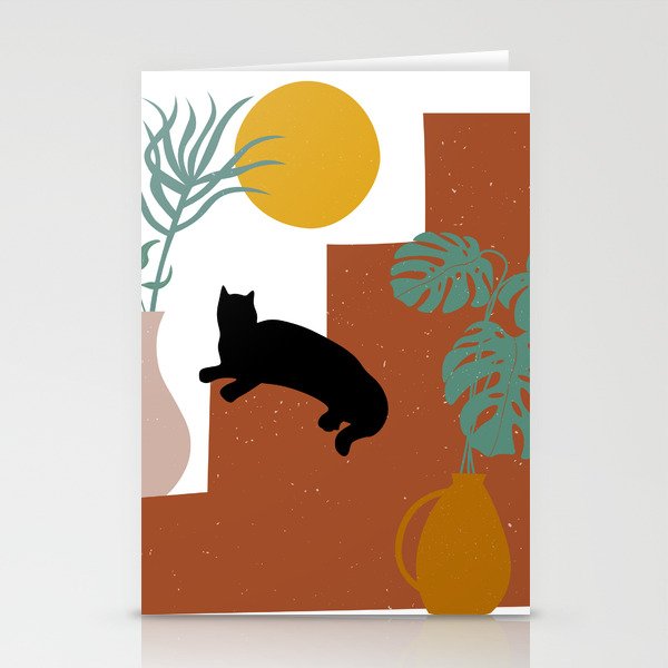 The Cat and The Sun II Stationery Card Gallery Image 2