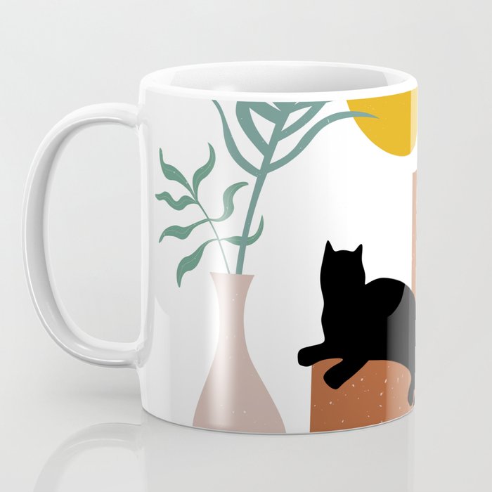 The Cat and The Sun II Coffee Mug Gallery Image 3
