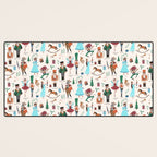 Festive Nutcracker holiday pattern Desk Mat Gallery Image 3