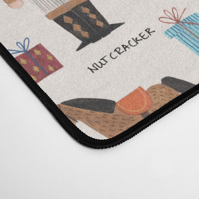 Festive Nutcracker holiday pattern Desk Mat Gallery Image 4