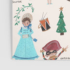 Festive Nutcracker holiday pattern Poster Gallery Image 3