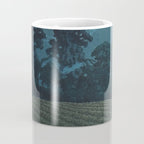 Hasui Kawase, Full Moon Over Magome - Vintage Japanese Woodblock Print Art Coffee Mug Gallery Image 4