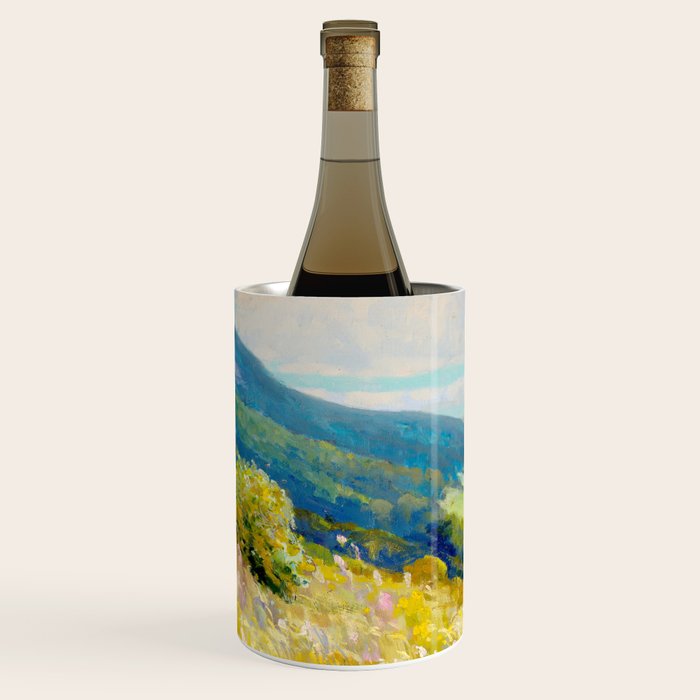 Pastel Landscape Painting Wine Chiller Gallery Image 1