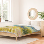Pastel Landscape Painting Duvet Cover Gallery Image 2