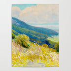 Pastel Landscape Painting Poster Gallery Image 4