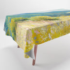 Pastel Landscape Painting Tablecloth Gallery Image 1