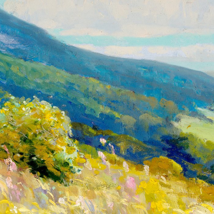 Pastel Landscape Painting Coffee Mug Gallery Image 2
