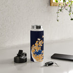 Shiba Inu The Great Wave in Night Water Bottle Gallery Image 4