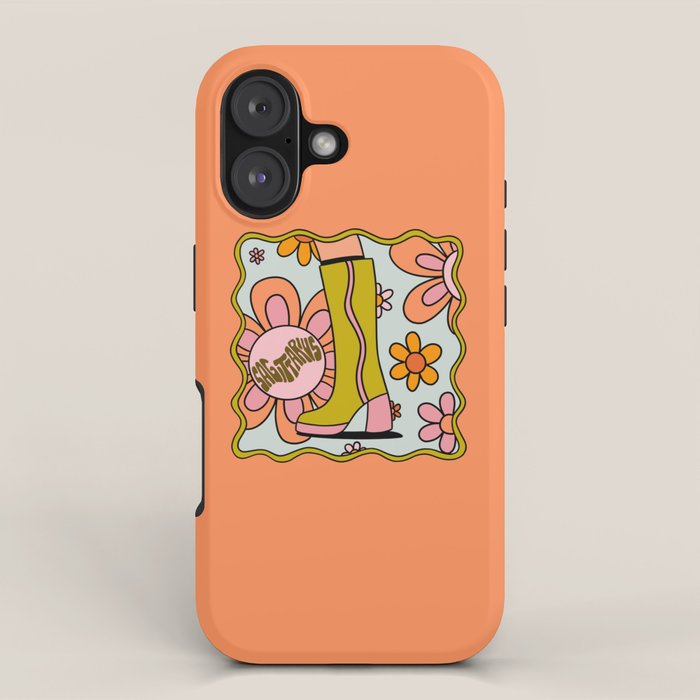 Sagittarius Groovy Boot iPhone Case Gallery Image 1
