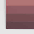 Minimal Retro Sunset Sunrise - Burgundy Ruby Red Poster Gallery Image 3