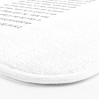 The Man In The Arena Bath Mat Gallery Image 3