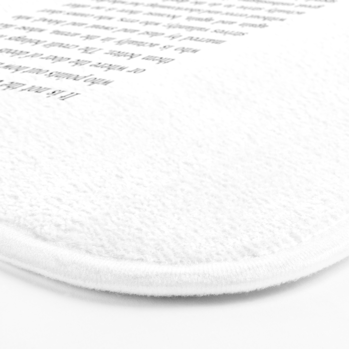 The Man In The Arena Bath Mat Gallery Image 3