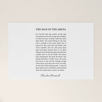 The Man In The Arena Welcome Mat Gallery Image 1