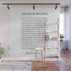 The Man In The Arena Wall Mural Gallery Image 1