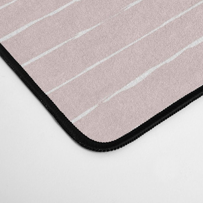 Lines II (Light Pink) Desk Mat Gallery Image 4