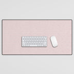 Lines II (Light Pink) Desk Mat Gallery Image 1