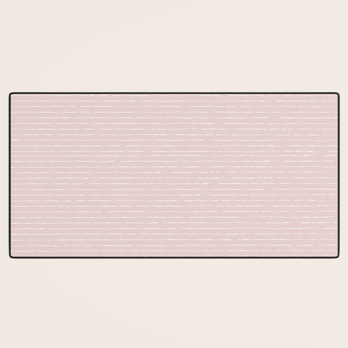 Lines II (Light Pink) Desk Mat Gallery Image 3