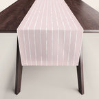 Lines II (Light Pink) Table Runner Gallery Image 1