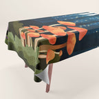 Midnight Mushrooms Tablecloth Gallery Image 1