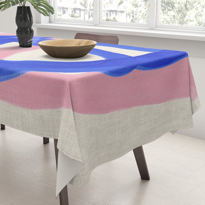 Blue Bow Tablecloth Gallery Image 3