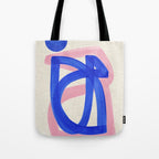 Blue Bow Tote Bag Gallery Image 1