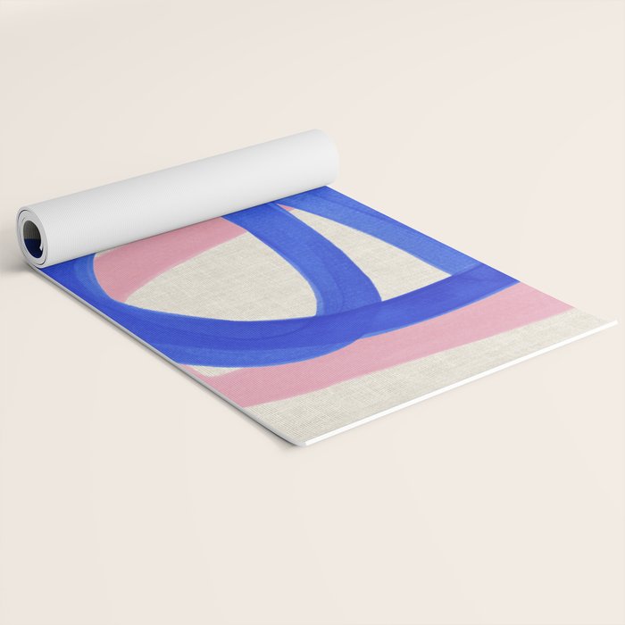 Blue Bow Yoga Mat Gallery Image 2