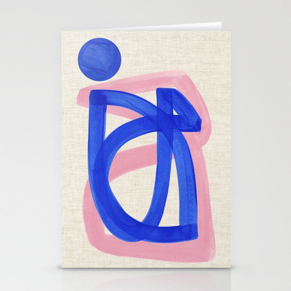 Blue Bow Stationery Card Gallery Image 2