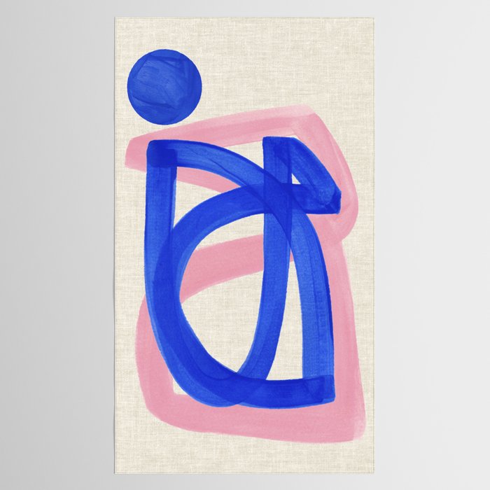 Blue Bow Tablecloth Gallery Image 2